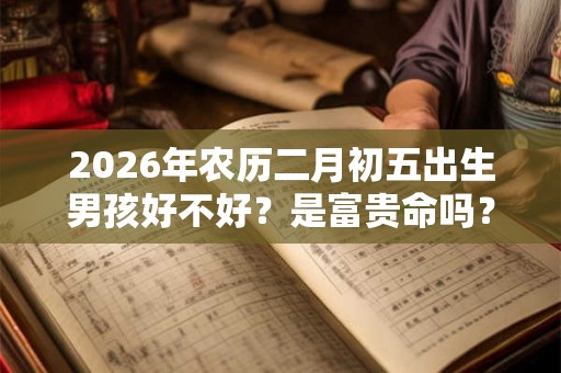 2026年农历二月初五出生男孩好不好?是富贵命吗? 2026年农历二月初五出生男孩好不好?是富贵命吗?
