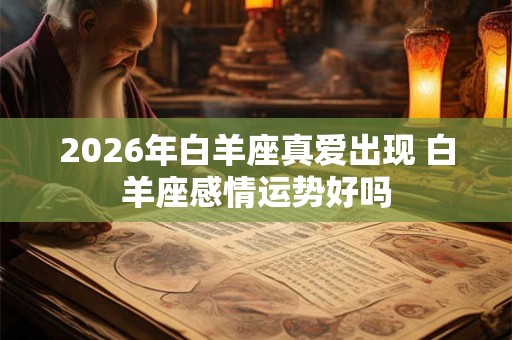 2026年白羊座真爱出现 白羊座感情运势好吗 2026年白羊座真爱出现 白羊座感情运势好吗