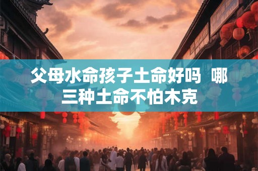 父母水命孩子土命好吗  哪三种土命不怕木克