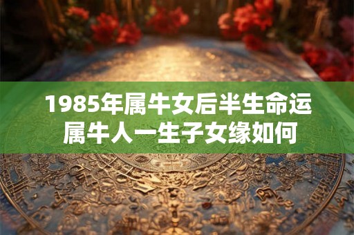 1985年属牛女后半生命运 属牛人一生子女缘如何
