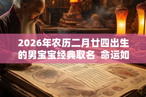 2026年农历二月廿四出生的男宝宝经典取名 命运如何 2026年农历二月廿四出生的男宝宝经典取名 命运如何