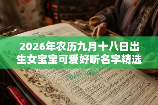 2026年农历九月十八日出生女宝宝可爱好听名字精选