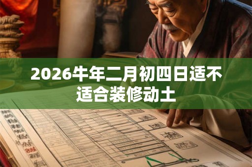 2026牛年二月初四日适不适合装修动土