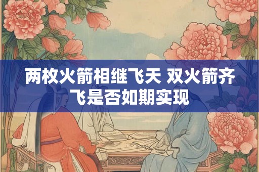 两枚火箭相继飞天 双火箭齐飞是否如期实现