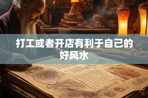 打工或者开店有利于自己的好风水