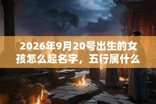2026年9月20号出生的女孩怎么起名字，五行属什么