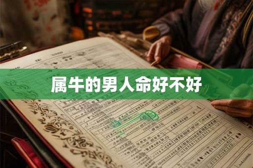 属牛的男人命好不好 属牛的男人命好不好