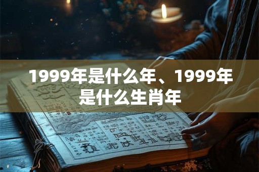 1999年是什么年、1999年是什么生肖年