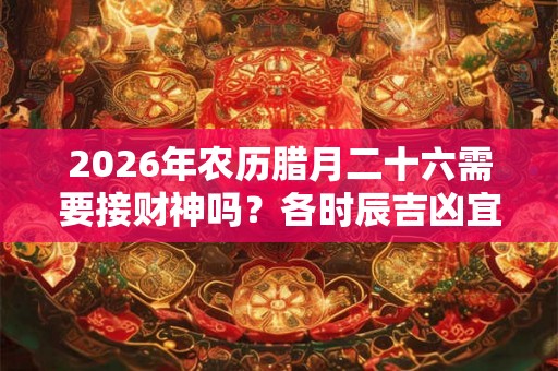 2026年农历腊月二十六需要接财神吗？各时辰吉凶宜忌如何？