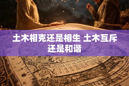 土木相克还是相生 土木互斥还是和谐