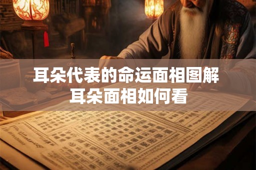 耳朵代表的命运面相图解 耳朵面相如何看