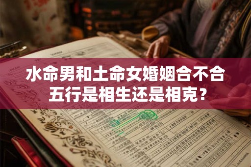 水命男和土命女婚姻合不合 五行是相生还是相克？