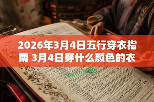 2026年3月4日五行穿衣指南 3月4日穿什么颜色的衣服