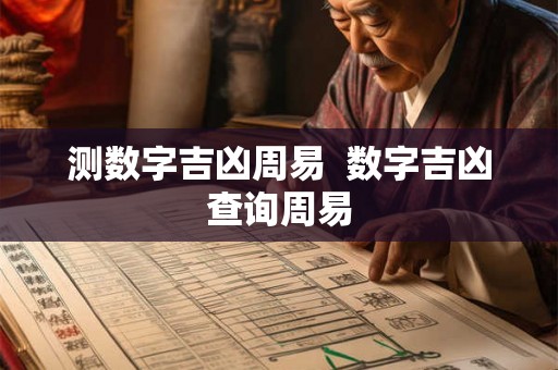 测数字吉凶周易 数字吉凶查询周易 测数字吉凶周易 数字吉凶查询周易