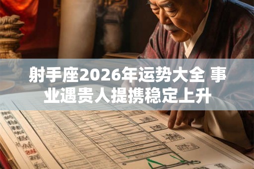 射手座2026年运势大全 事业遇贵人提携稳定上升
