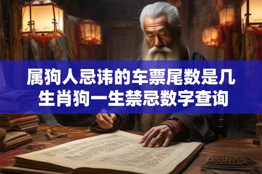 属狗人忌讳的车票尾数是几 生肖狗一生禁忌数字查询