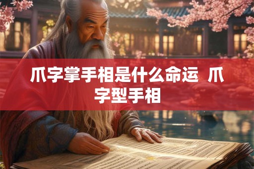 爪字掌手相是什么命运 爪字型手相 爪字掌手相是什么命运 爪字型手相