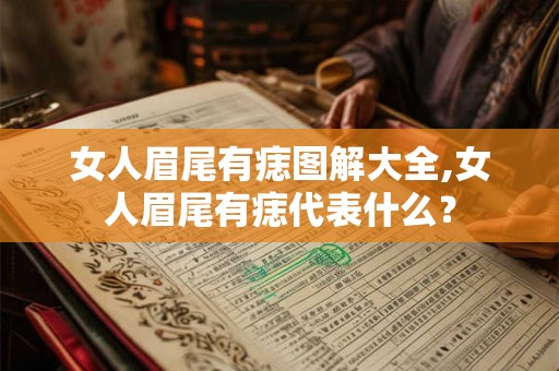 女人眉尾有痣图解大全,女人眉尾有痣代表什么？