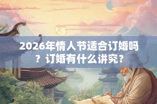 2026年情人节适合订婚吗？订婚有什么讲究？