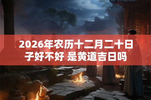 2026年农历十二月二十日子好不好 是黄道吉日吗 2026年农历十二月二十日子好不好 是黄道吉日吗
