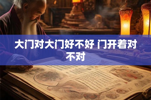 大门对大门好不好 门开着对不对 大门对大门好不好 门开着对不对