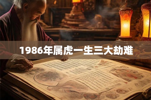 1986年属虎一生三大劫难 1986年属虎一生三大劫难