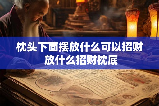 枕头下面摆放什么可以招财 放什么招财枕底