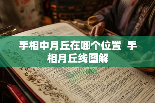 手相中月丘在哪个位置 手相月丘线图解 手相中月丘在哪个位置 手相月丘线图解
