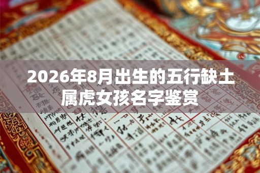 2026年8月出生的五行缺土属虎女孩名字鉴赏 2026年8月出生的五行缺土属虎女孩名字鉴赏