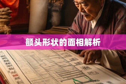 额头形状的面相解析
