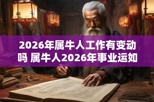 2026年属牛人工作有变动吗 属牛人2026年事业运如何