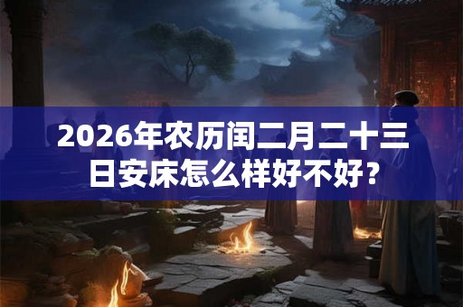 2026年农历闰二月二十三日安床怎么样好不好？