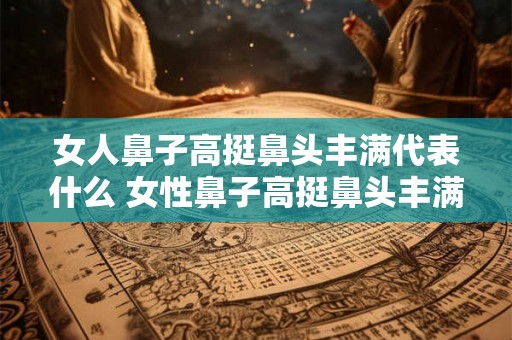 女人鼻子高挺鼻头丰满代表什么 女性鼻子高挺鼻头丰满是什么意思