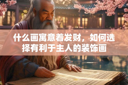 什么画寓意着发财，如何选择有利于主人的装饰画