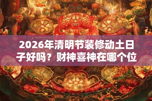 2026年清明节装修动土日子好吗？财神喜神在哪个位置？