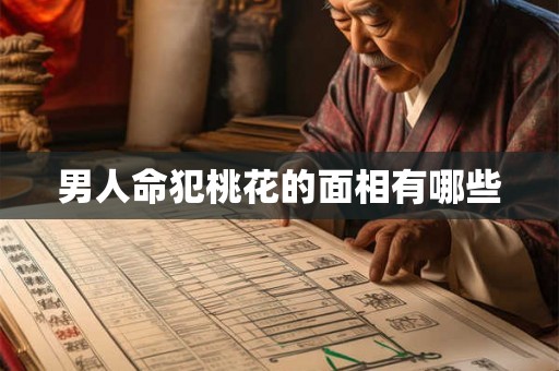 男人命犯桃花的面相有哪些 男人命犯桃花的面相有哪些
