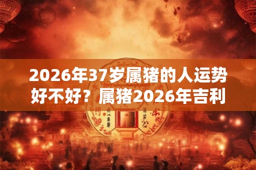 2026年37岁属猪的人运势好不好?属猪2026年吉利吗? 2026年37岁属猪的人运势好不好?属猪2026年吉利吗?