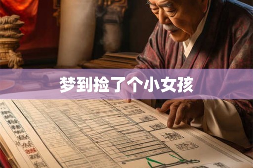 梦到捡了个小女孩