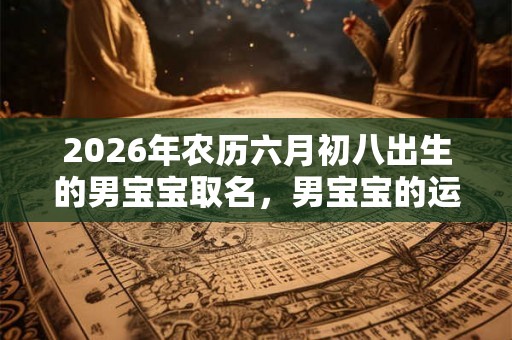 2026年农历六月初八出生的男宝宝取名,男宝宝的运势如何? 2026年农历六月初八出生的男宝宝取名,男宝宝的运势如何?