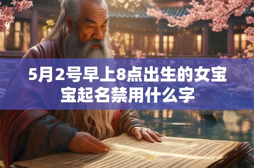 5月2号早上8点出生的女宝宝起名禁用什么字
