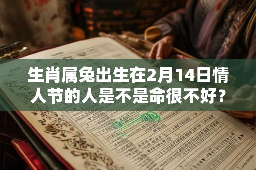 生肖属兔出生在2月14日情人节的人是不是命很不好？