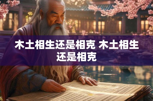 木土相生还是相克 木土相生还是相克 木土相生还是相克 木土相生还是相克