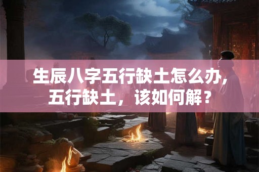 生辰八字五行缺土怎么办,五行缺土，该如何解？