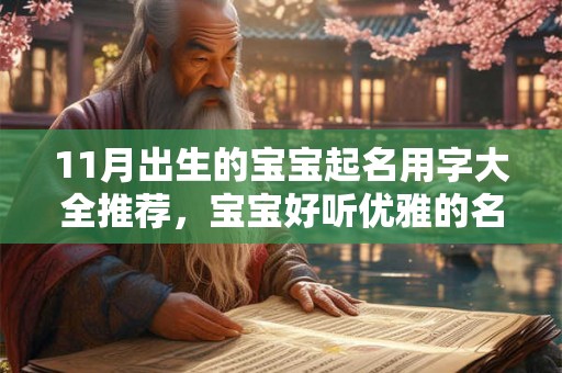 11月出生的宝宝起名用字大全推荐，宝宝好听优雅的名字推荐