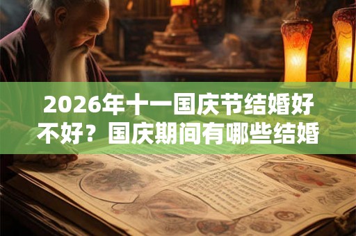2026年十一国庆节结婚好不好？国庆期间有哪些结婚吉日？