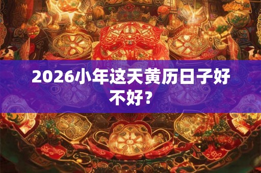 2026小年这天黄历日子好不好？