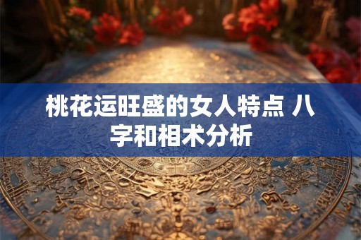桃花运旺盛的女人特点 八字和相术分析 桃花运旺盛的女人特点 八字和相术分析