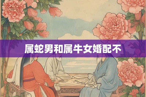 属蛇男和属牛女婚配不