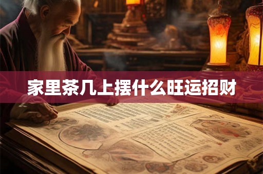 家里茶几上摆什么旺运招财