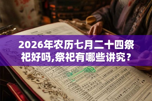 2026年农历七月二十四祭祀好吗,祭祀有哪些讲究？